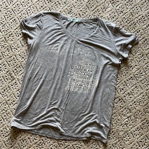 Maurices Distressed Michigan Great Lakes Top XL